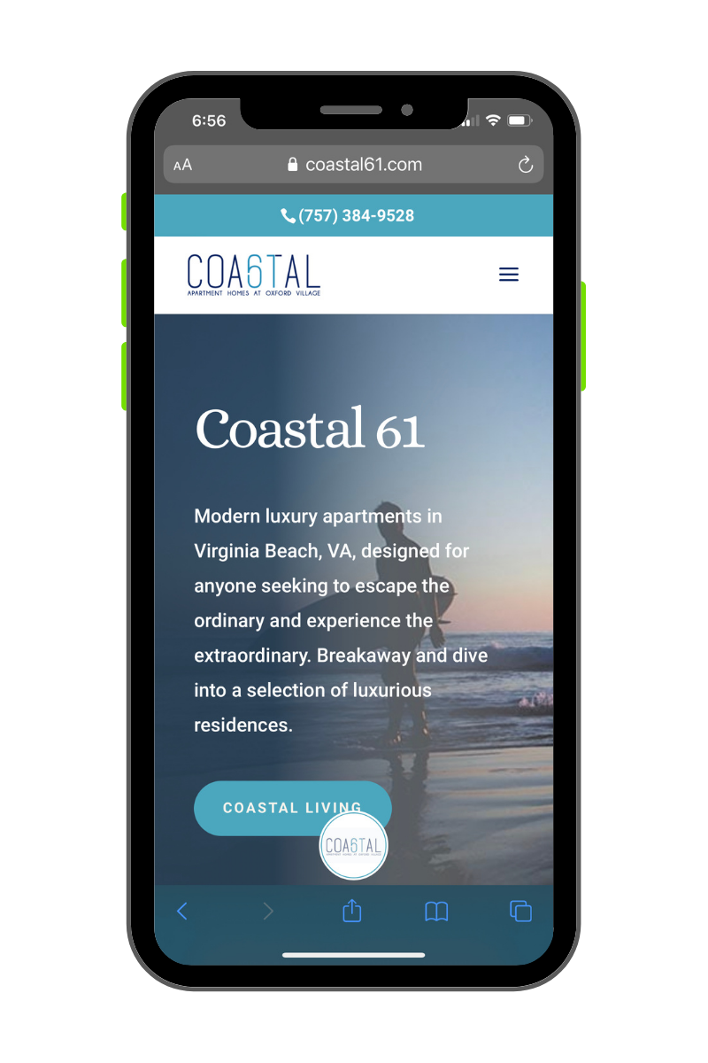 Our Work Green Stick Marketing - Coastal 61 Apartments